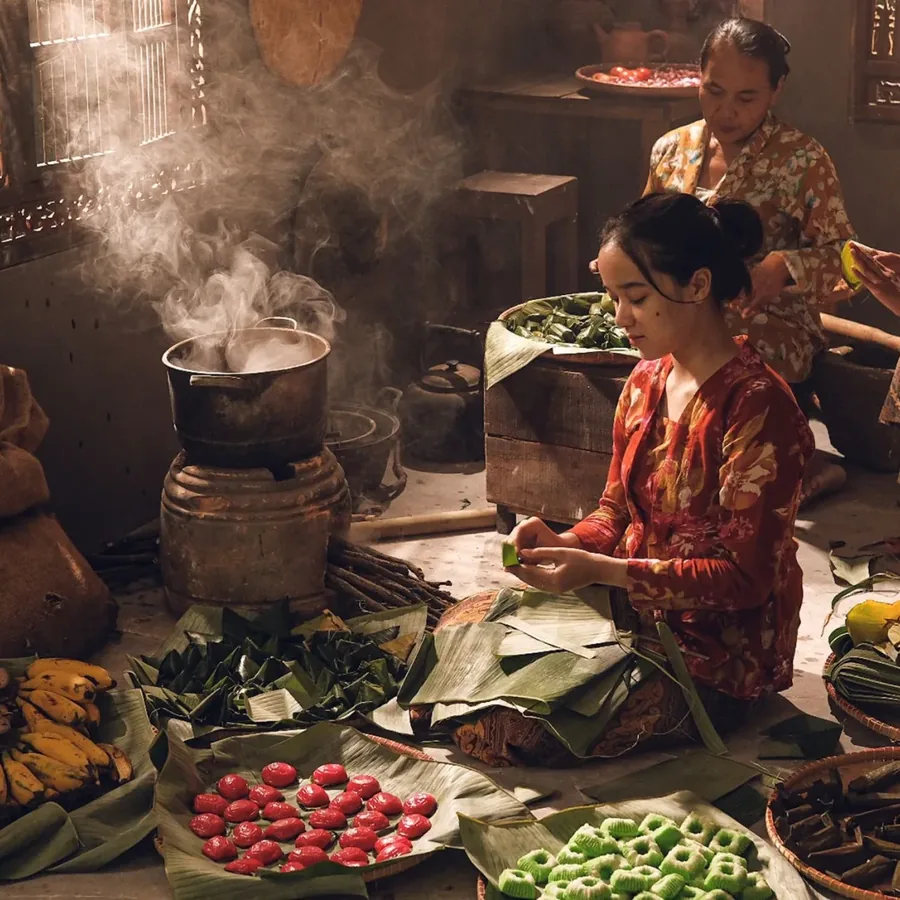 Bàn ăn tại Cafe Dữ Chưa